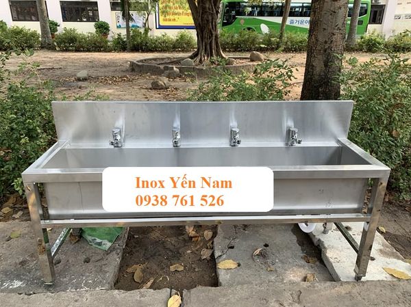 máng rửa tay inox