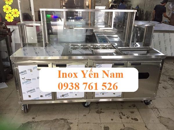 Quầy pha chế inox