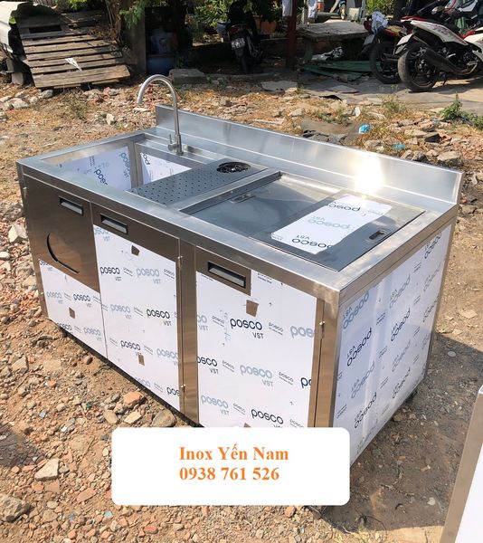 quầy pha chế inox
