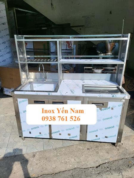 quầy pha chế inox