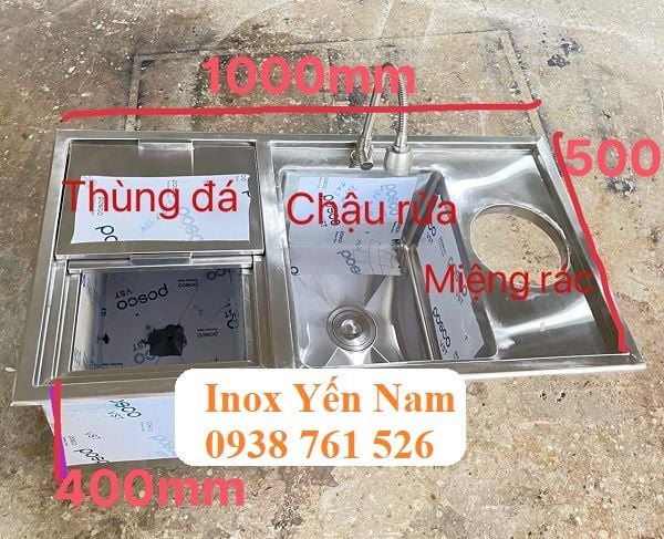 thùng đá inox