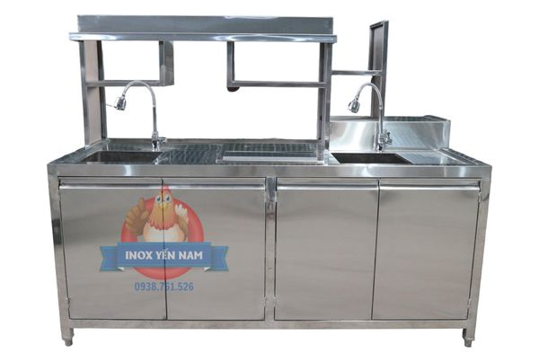 quầy pha chế inox