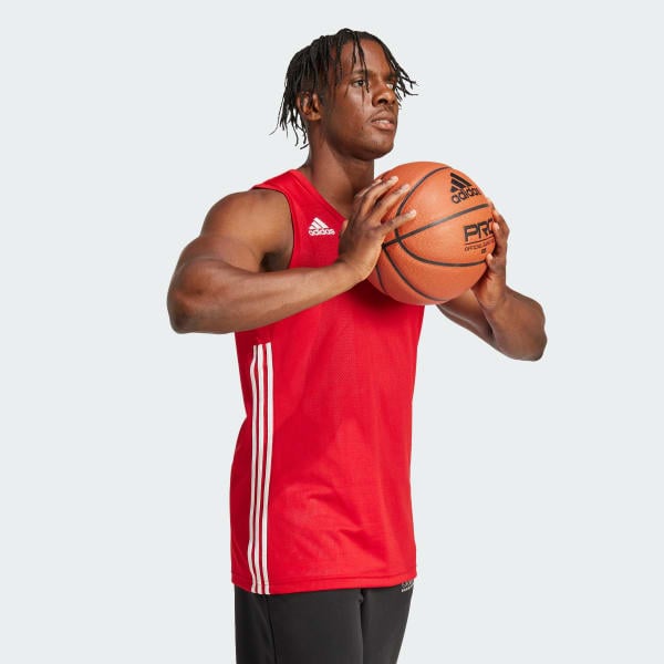 Áo tank top bóng rổ adidas 3G Speed Reversible Jersey nam - DY6595