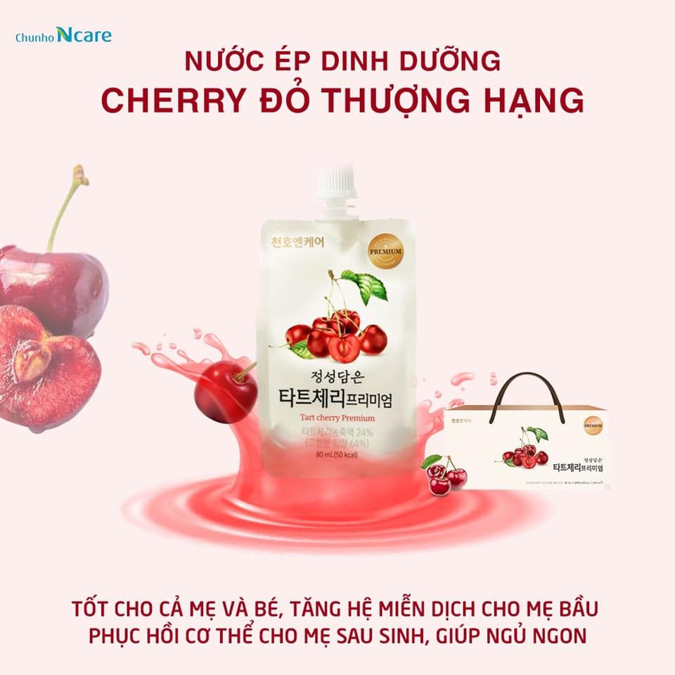 Hồng sâm nước ép cherry đỏ chunho