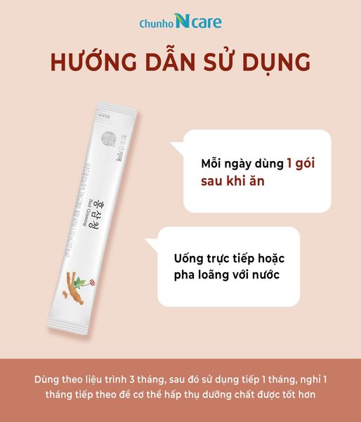 hướng dẫn sử dụng hồng sâm lục vị