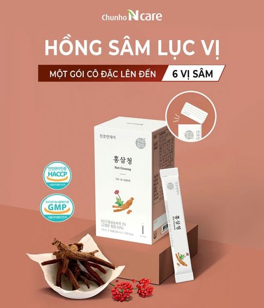 hồng sâm lục vị