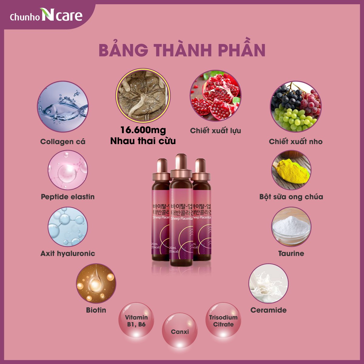 Thành phần collagen tươi