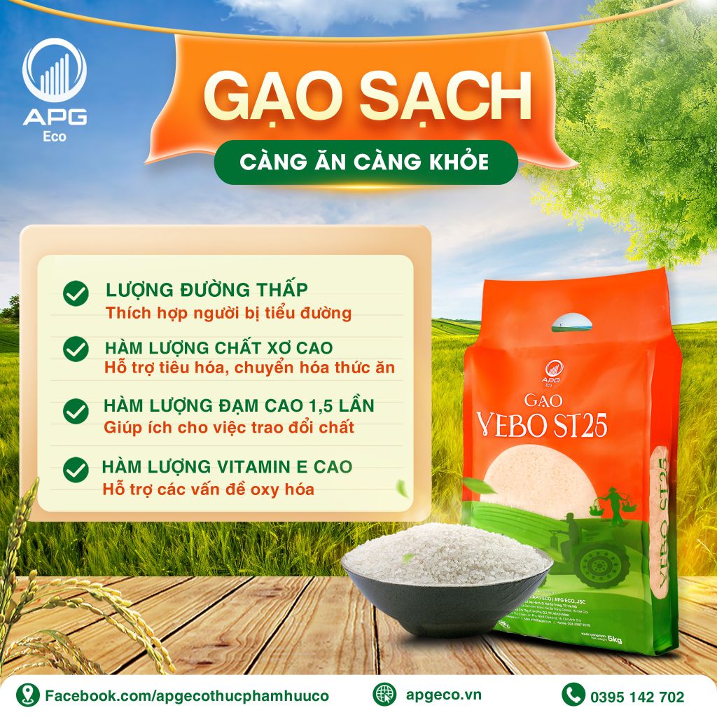 Gạo Vebo ST25 - Đi đề về, ăn để nhớ