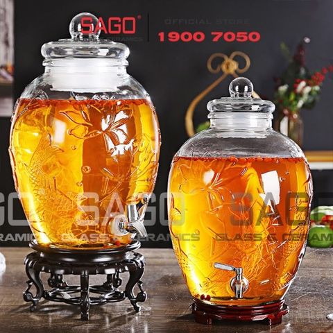 Cách lựa chọn bình thuỷ tinh ngâm rượu 100 lít chất lượng