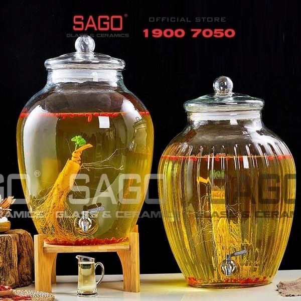 Giá bình thủy tinh ngâm rượu hiện nay là bao nhiêu