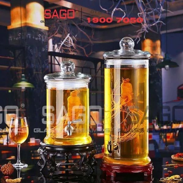 Lợi ích khi sử dụng bình thủy tinh đựng rượu đẹp