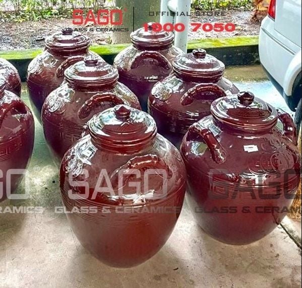 Chum sành 50 lít Bát Tràng: Tinh hoa gốm sứ Việt Nam