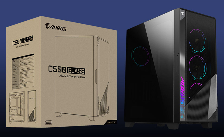 GIGABYTE vừa cho ra mắt mẫu Gaming Case mới - AORUS C500 GLASS