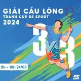 GIẢI CẦU LÔNG 3VS3 - TRANH CÚP DS SPORT 2024