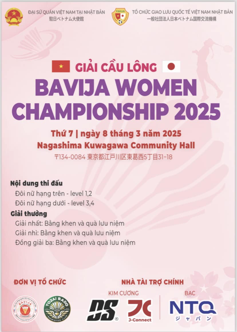 GIẢI CẦU LÔNG BAVIIJA WOMEN CHAMPIONSHIP 2025