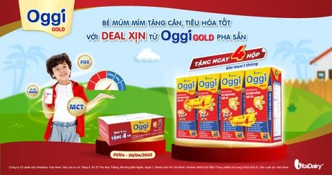 CÙNG OGGI GOLD MUA 1 ĐƯỢC 4 – BÉ MŨM MĨM TĂNG CÂN, TIÊU HÓA TỐT, RINH LIỀN MẸ ƠI!