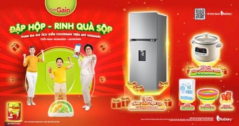 “ĐẬP HỘP - RINH QUÀ SỘP” VỚI COLOS GAIN