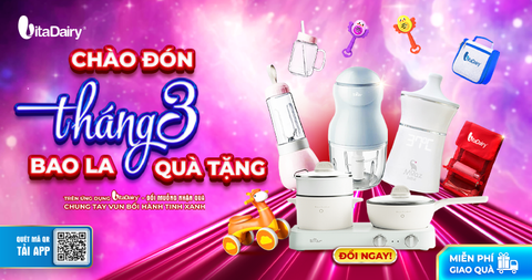 THÁNG 3 BAO LA QUÀ TẶNG TRÊN ỨNG DỤNG VITADAIRY ĐỔI MUỖNG NHẬN QUÀ CHUNG TAY VUN BỒI HÀNH TINH XANH