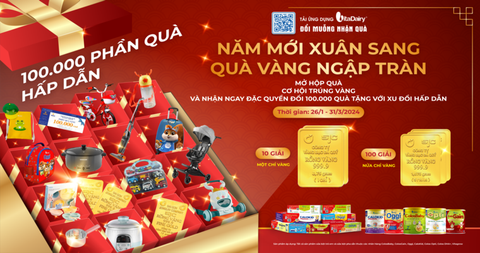 CHƯƠNG TRÌNH NĂM MỚI XUÂN SANG, QUÀ VÀNG NGẬP TRÀN