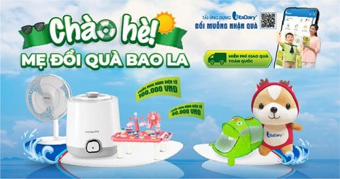 Mẹ Đổi Quà Bao La Từ Ứng Dụng Vitadairy - Đổi Muỗng Nhận Quà