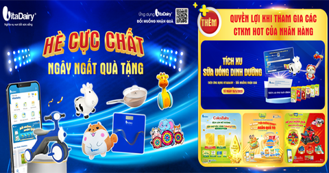 HÈ CỰC CHẤT - QUÀ NGÂY NGẤT TRÊN ỨNG DỤNG VITADAIRY - ĐỔI MUỖNG NHẬN QUÀ