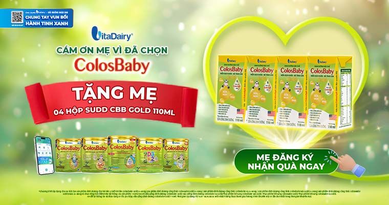 VITADAIRY “CẢM ƠN MẸ VÌ ĐÃ CHỌN COLOSBABY”