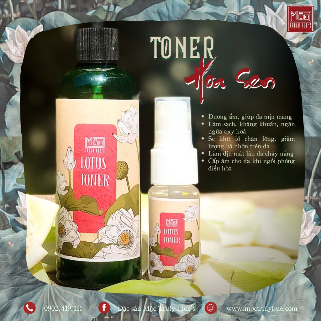 TONER HOA SEN - MÓN QUÀ ĐẶC BIỆT TẶNG DÀNH TẶNG CHO MỘT NỬA THẾ GIỚI