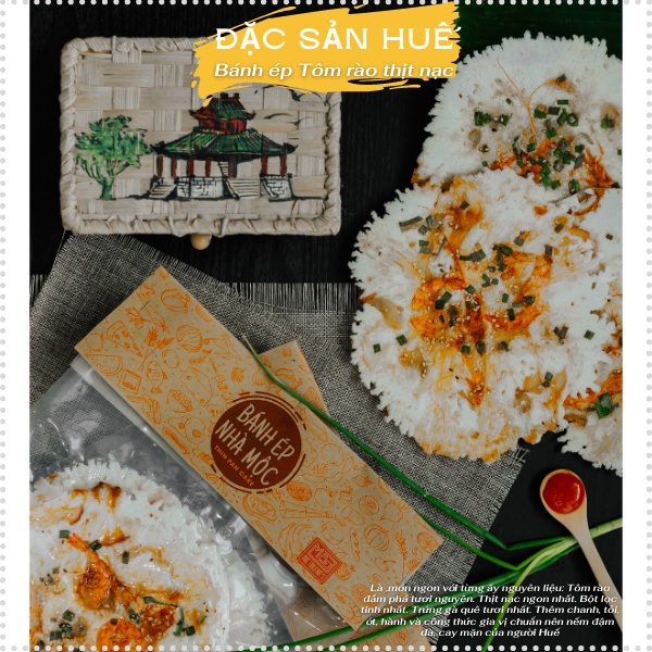 Freeship Thành phố Huế khi mua 5 Bì bánh ép