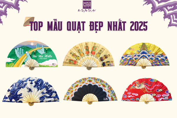 5 Mẫu quạt tay đẹp, sang trọng phù hợp khi chụp ảnh cổ phục