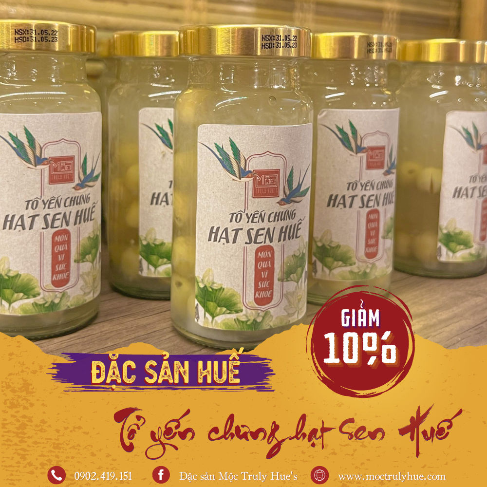 TỔ YẾN CHƯNG HẠT SEN - MÓN QUÀ SỨC KHỎE ĐẦU NĂM