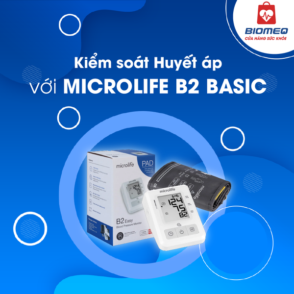 Máy đo huyết áp Microlife B2 Basic