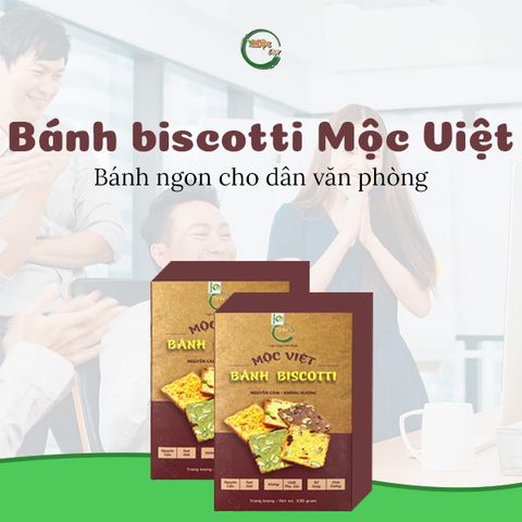 Bánh biscotti: Món ăn vặt không thể thiếu cho dân văn phòng