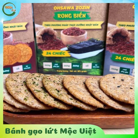 Hòa Quyện Hương Vị Truyền Thống và công thức hiện đại với bánh gạo lứt Mộc Việt