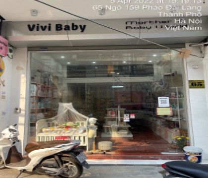 ViVi Baby số 65 ngõ 159 Pháo đài láng, đống đa, hà nội 0932240911