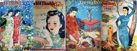 Bìa báo Xuân ngày cũ - Saigon xưa