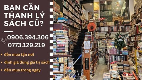 Thu mua sách cũ TPHCM: Giá cao, uy tín, tận nơi