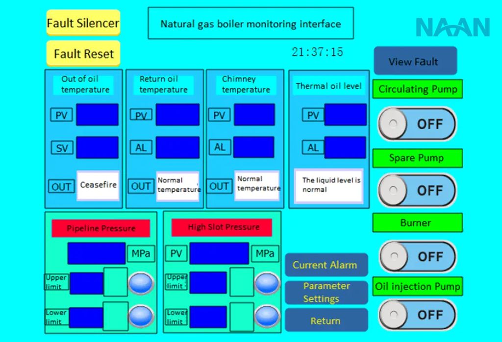 IoT-based Smart Boiler Control System with Cloud PLC and SCADA