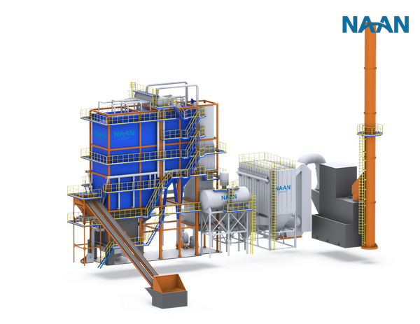 Naan industrial waste burning boiler 