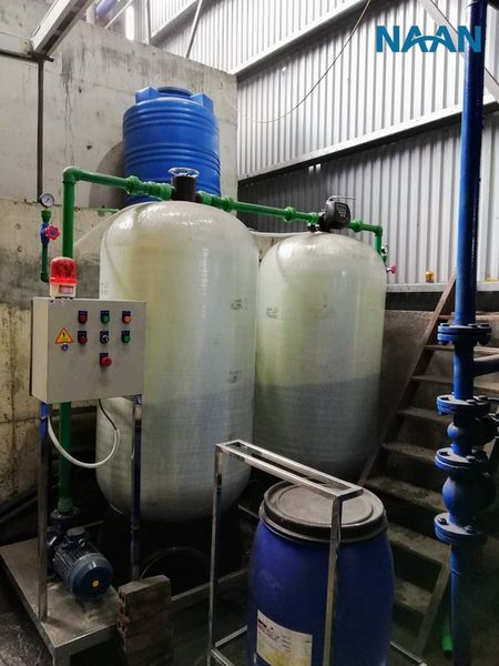 Boiler feedwater treatment system