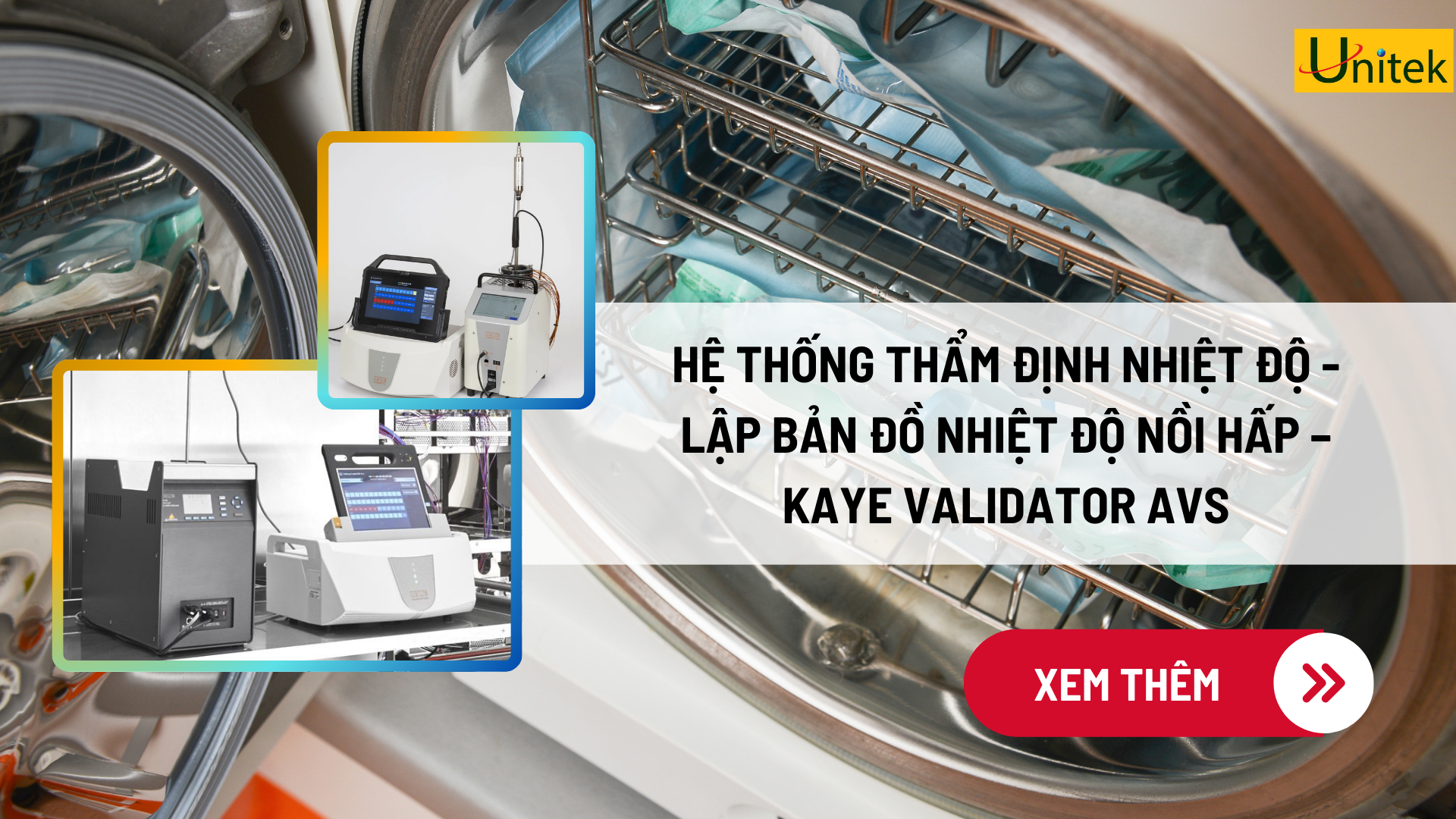 HỆ THỐNG THẨM ĐỊNH NHIỆT ĐỘ - LẬP BẢN ĐỒ NHIỆT ĐỘ NỒI HẤP – KAYE VALIDATOR AVS
