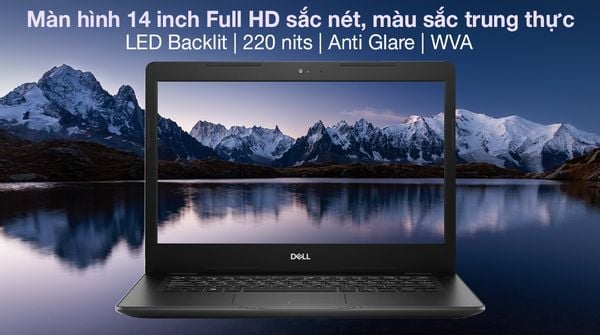 Laptop Dell Vostro 3405 (R5 3500U 8GB RAM/512GB SSD/14.0 inch FHD/Win10/Đen) (V4R53500U003W)