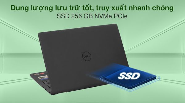 Laptop Dell Inspiron 3505 R3 3250U /8GB /256GB/Office H&S/Win10 (Y1N1T3)