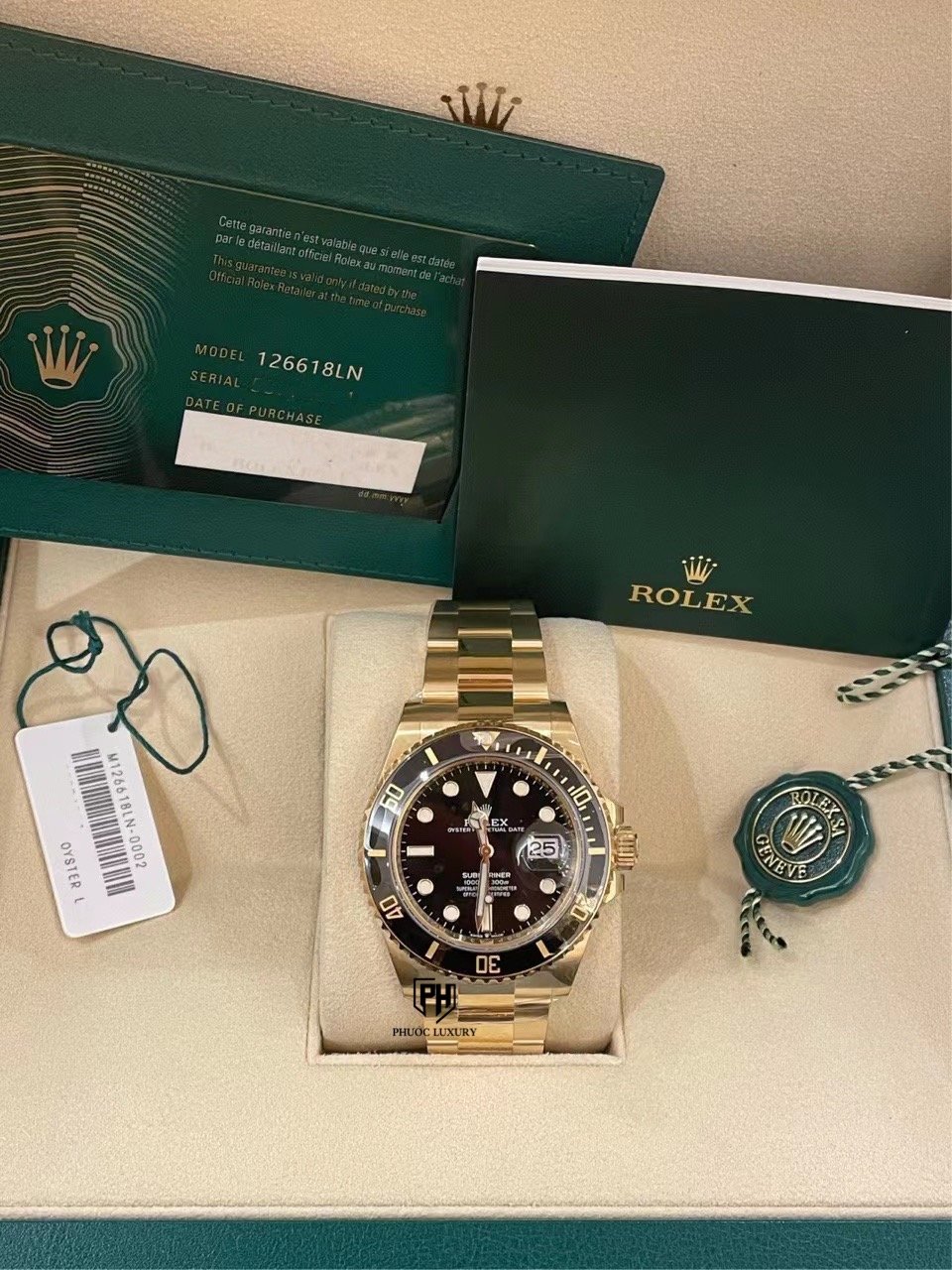 Rolex submariner 126618LN