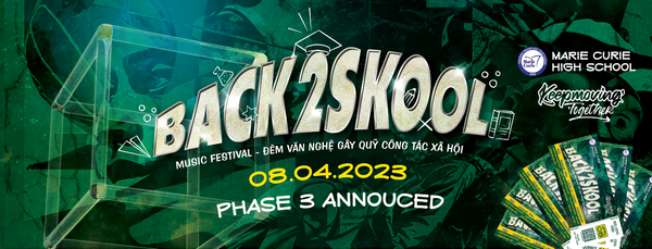 Poster sự kiện Back 2 Skool