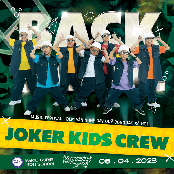 Poster thành viên nhóm Joker Kids Crew