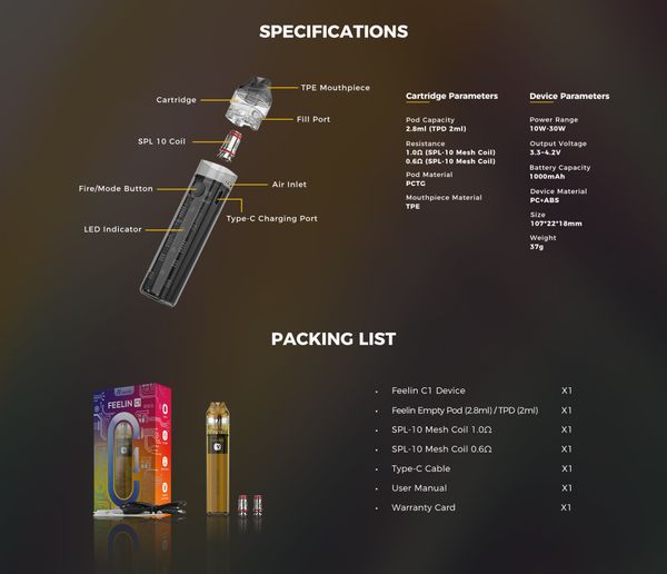 Nevoks Feelin C1 30W Pod Kit