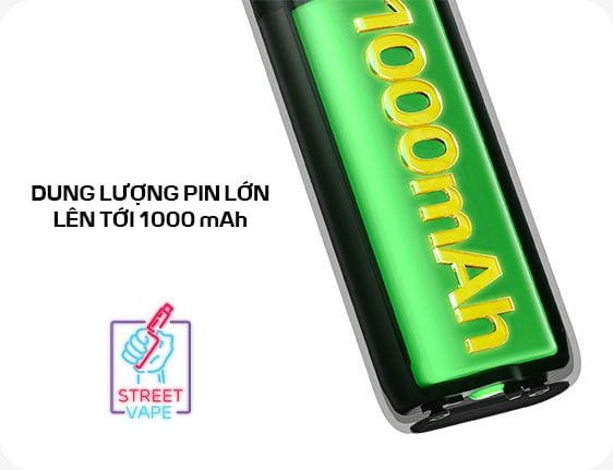 Dung lượng pin Voopoo Argus G 25W Pod Kit