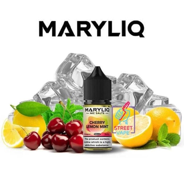 Giới Thiệu Tinh Dầu Lost Mary Maryliq Cherry Lemon Mint – Anh Đào Chanh Bạc Hà Salt-Nic 30ml