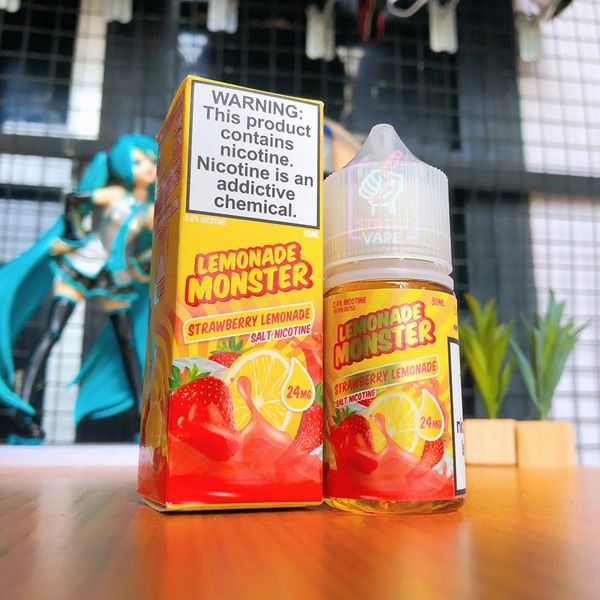 Tinh dầu Lemonade Monster Salt 30ml Strawberry Lemonade