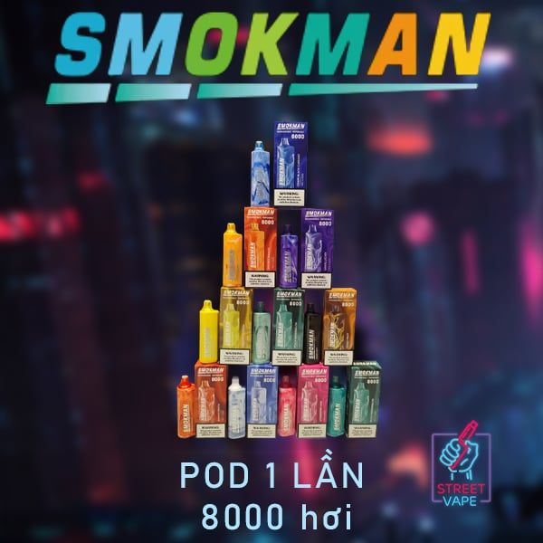 Smokman 8000 Puffs Disposable Pod